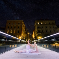 Urban ballet by night