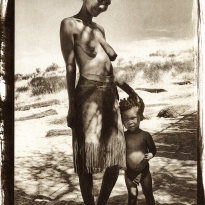 Kallitype Bushman Woman and son