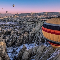 Balloon over Cappadocia