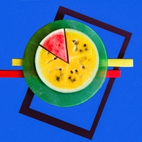 Suprematist watermelon