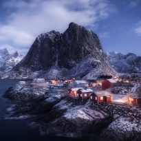 Moonlight in Northern Norway
