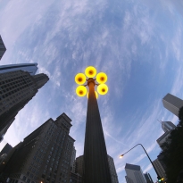 Chicago street's lamp