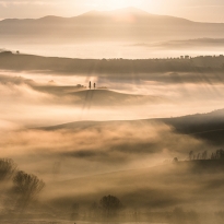 Misty Morning in Tuscany