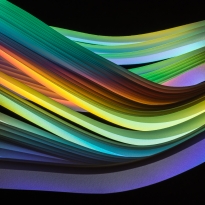 White Paper Strips in Spectral Light