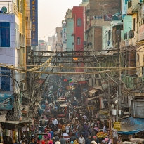Amidst the Bustle in Old Delhi