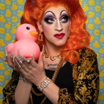 Miss Ducky and Her Mascot