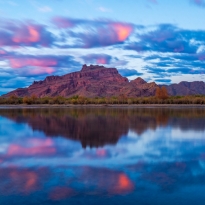 Red Mountain Reflection