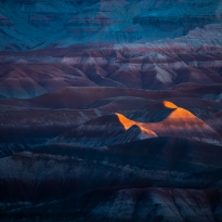 First Light in the Painted Desert