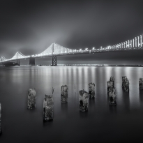 Bay Bridge in Mist.