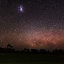 Milky way from the Southern Hemisphere 