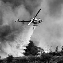 The Colby Fire, Glendora, CA. USA. January 16th, 2014